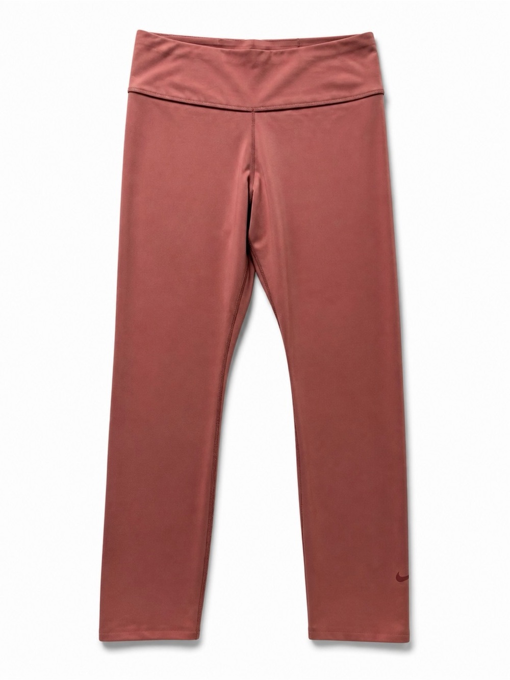 Nike Dri-FIT Women’s High Rise 7/8 Training Leggings Rust Orange Size M
